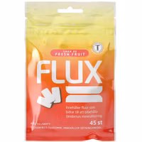 Flux Chewing Gum, Fresh Fruit - 45 pcs