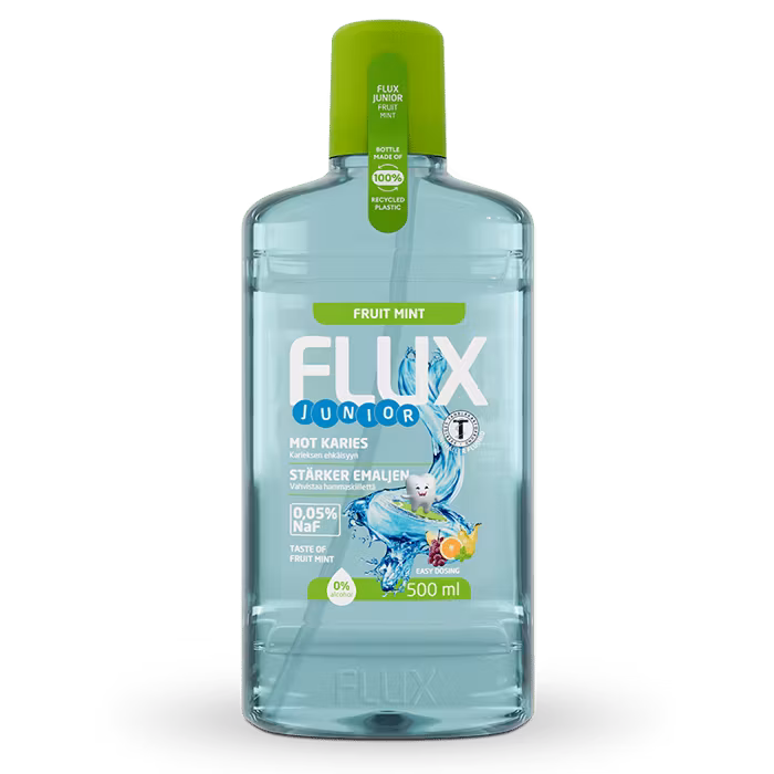 Flux Junior Fluorid-Spülung Fruitmint - 500 ml