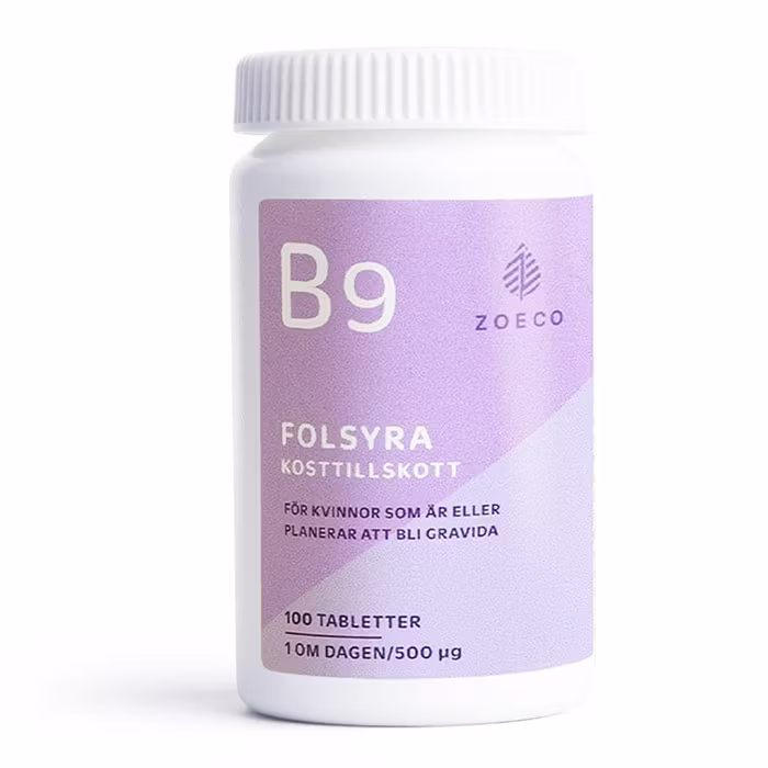 Zoeco Folic Acid 500 µg - 100 tablets