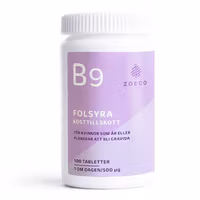 Zoeco Folic Acid 500 µg - 100 tablets