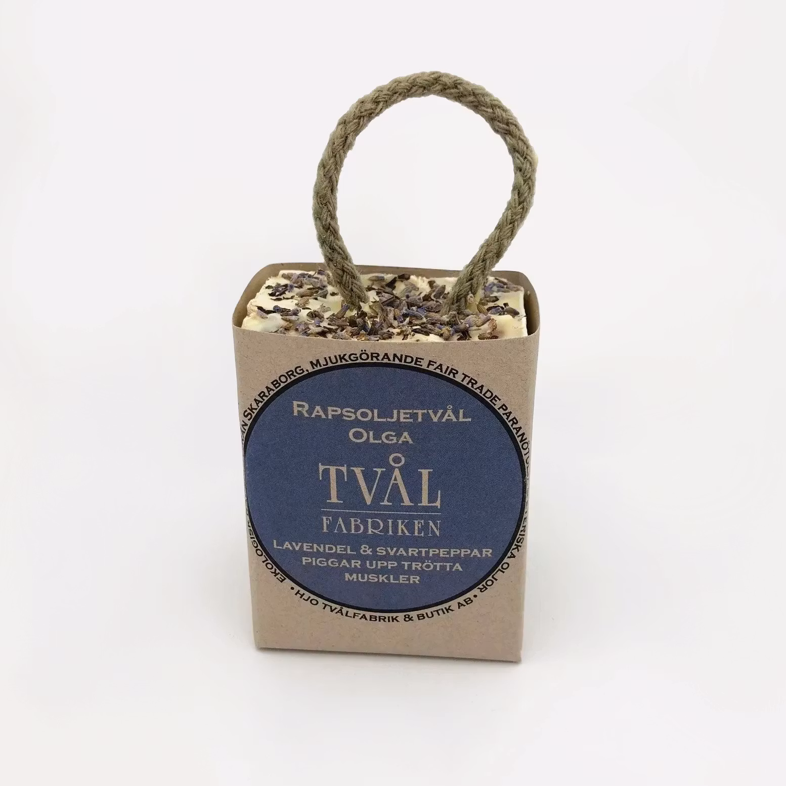 Tvålfabriken Olga Douchezeep met touwtje - 100 gram