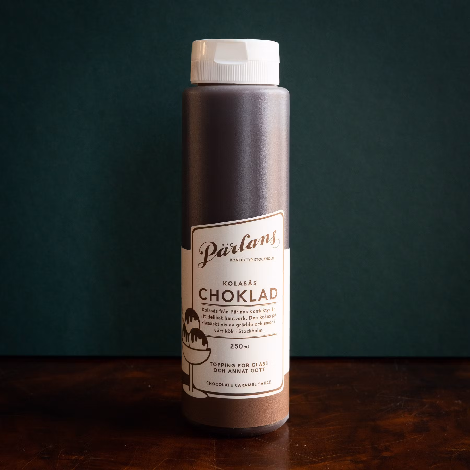 Pärlans Konfektyr Caramel Sauce, Chocolate Squeeze - 250 ml