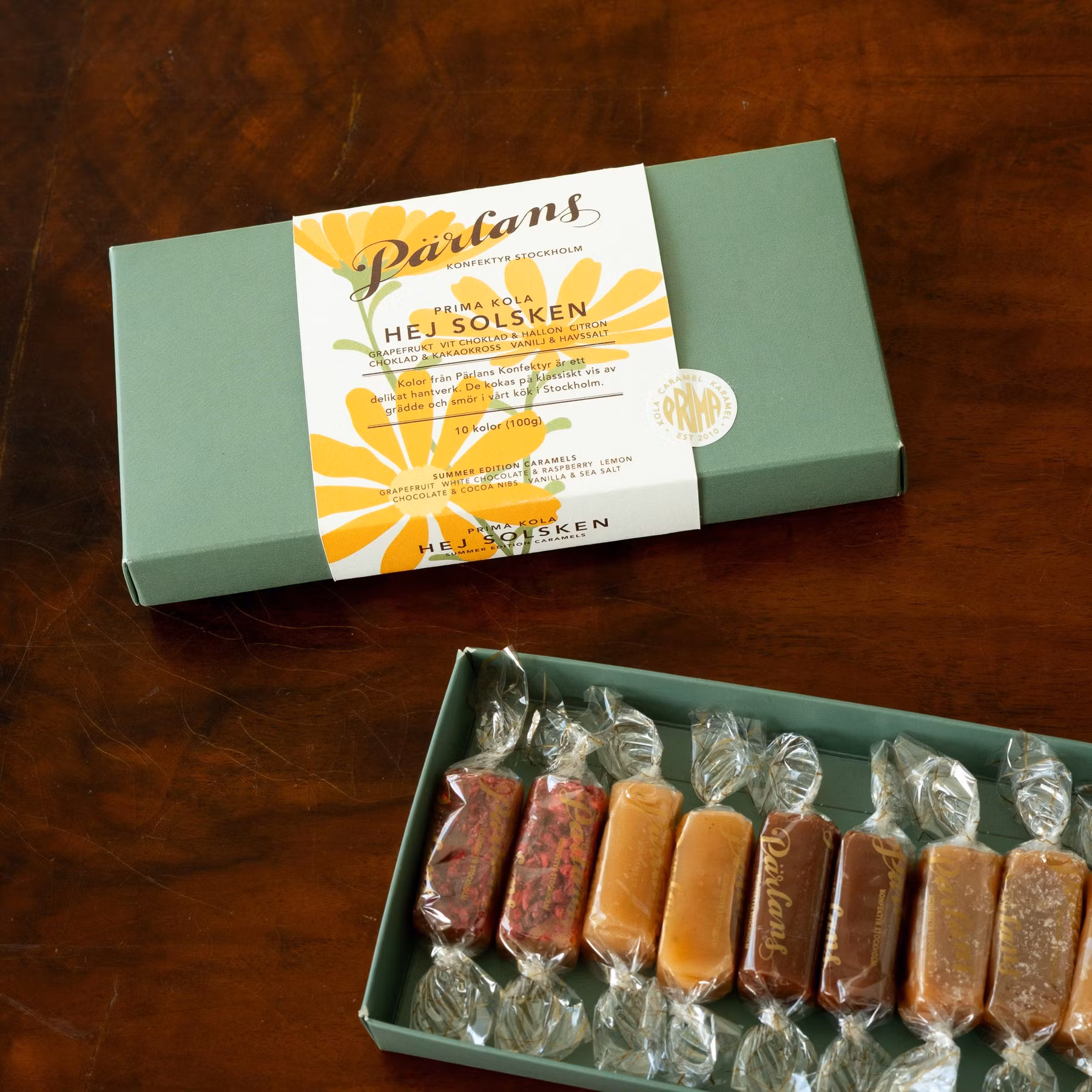 Pärlans Konfektyr Caramels, Hello Sunshine - 10 pieces