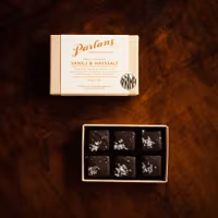 Pärlans Konfektyr Chocolate Covered Caramel, Vanilla & Sea Salt - 6 pieces
