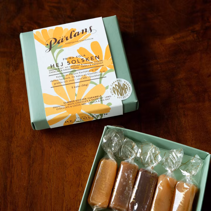 Pärlans Konfektyr Caramels, Hello Sunshine - 5 st