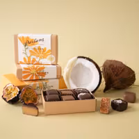 Pärlans Konfektyr Chocolate Covered Caramel, Hello Sunshine - 6 pieces
