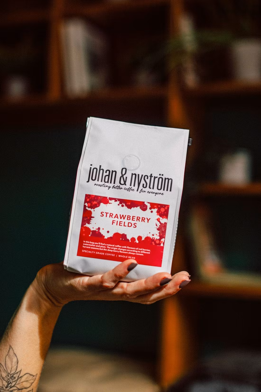 Johan & Nyström Strawberry Fields, Whole Beans - 250 grams