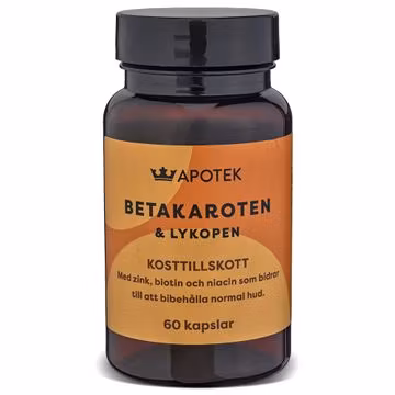 Kronans Pharmacy Beta-carotene + lycopene - 60 capsules