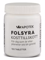 Kronans Pharmacy Folic Acid - 100 tablets