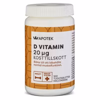 Kronans Pharmacy Vitamin D 20 µg - 100 chewable tablets