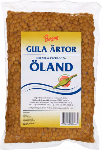 Borgens Yellow Peas - 1000 grams