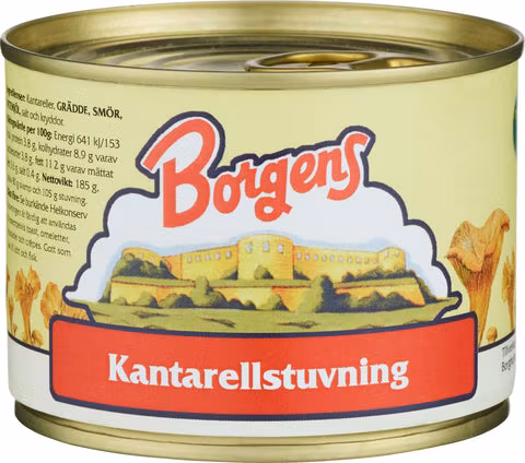 Borgens Sahne-gedämpfte Pfifferlinge - 200 Gramm