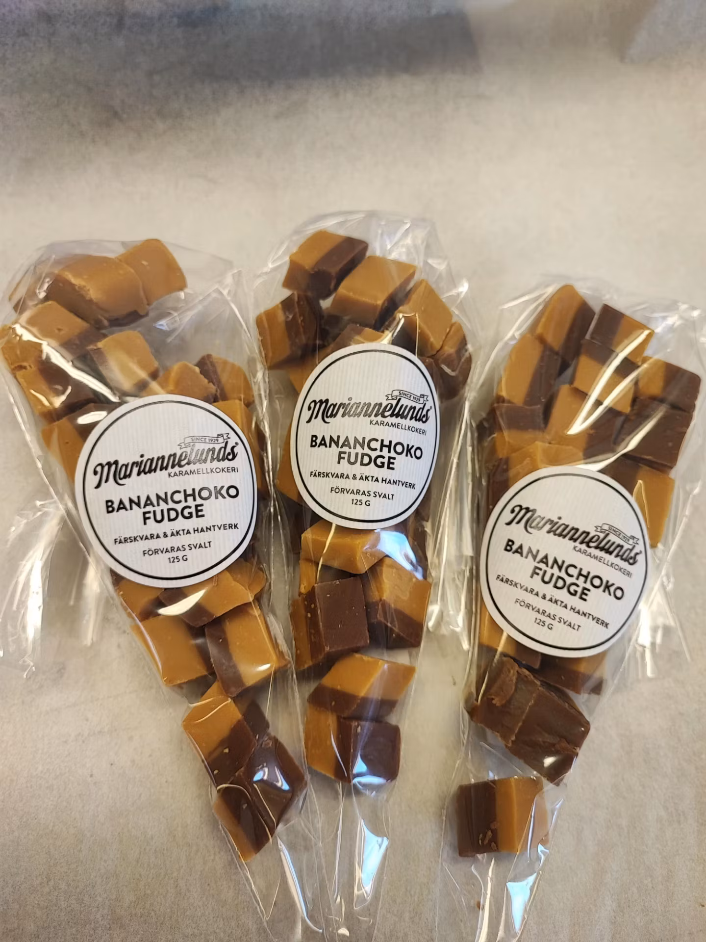 Mariannelunds Karamellkokeri Banana Choco Krówka - 125 gramów