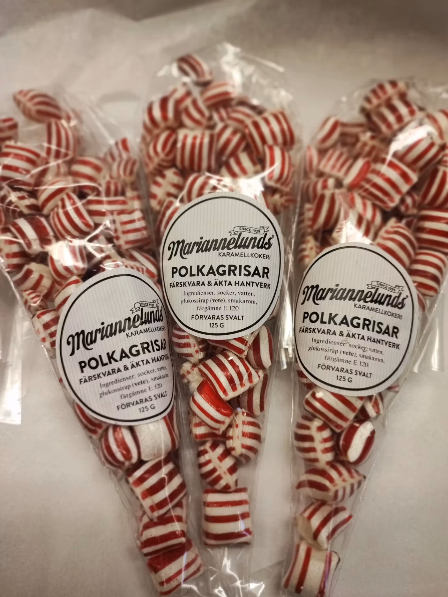 Mariannelunds Karamellkokeri Polka Candy - 125 grams