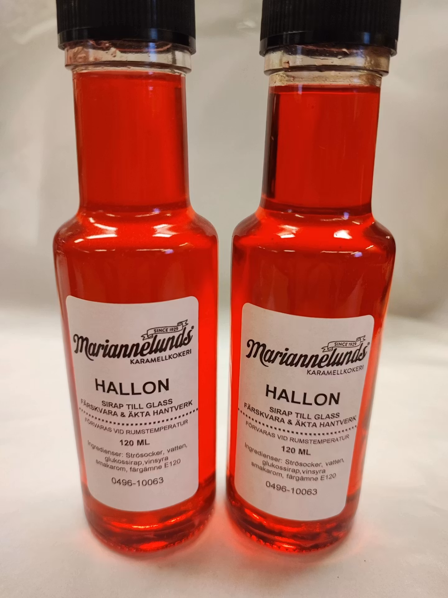 Mariannelunds Karamellkokeri Raspberry Syrup - 120 ml