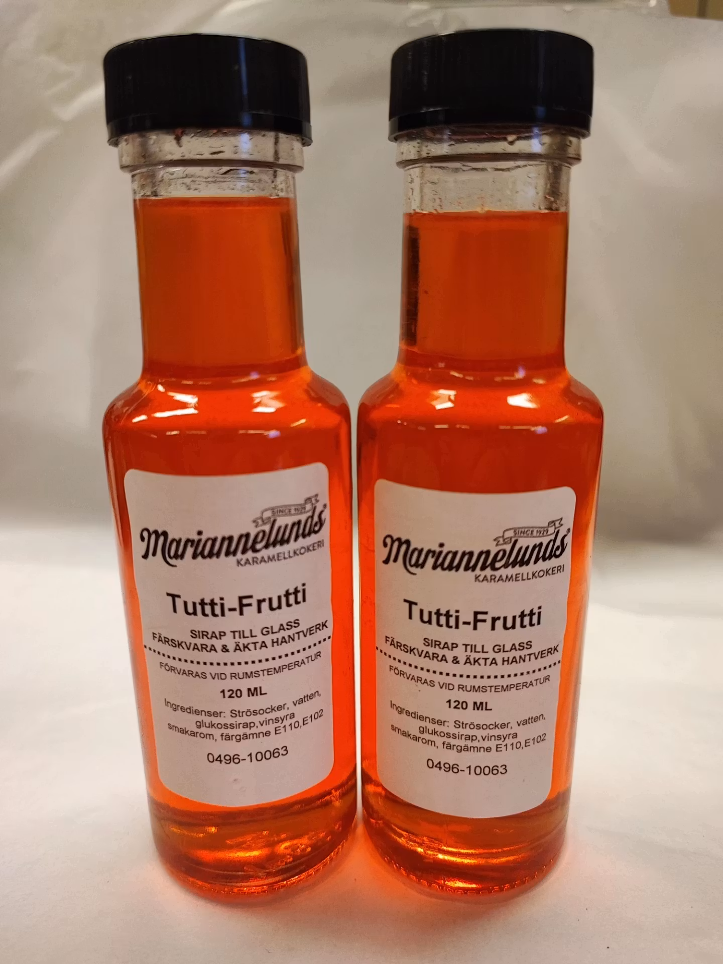 Mariannelunds Karamellkokeri Sciroppo Tutti-Frutti - 120 ml