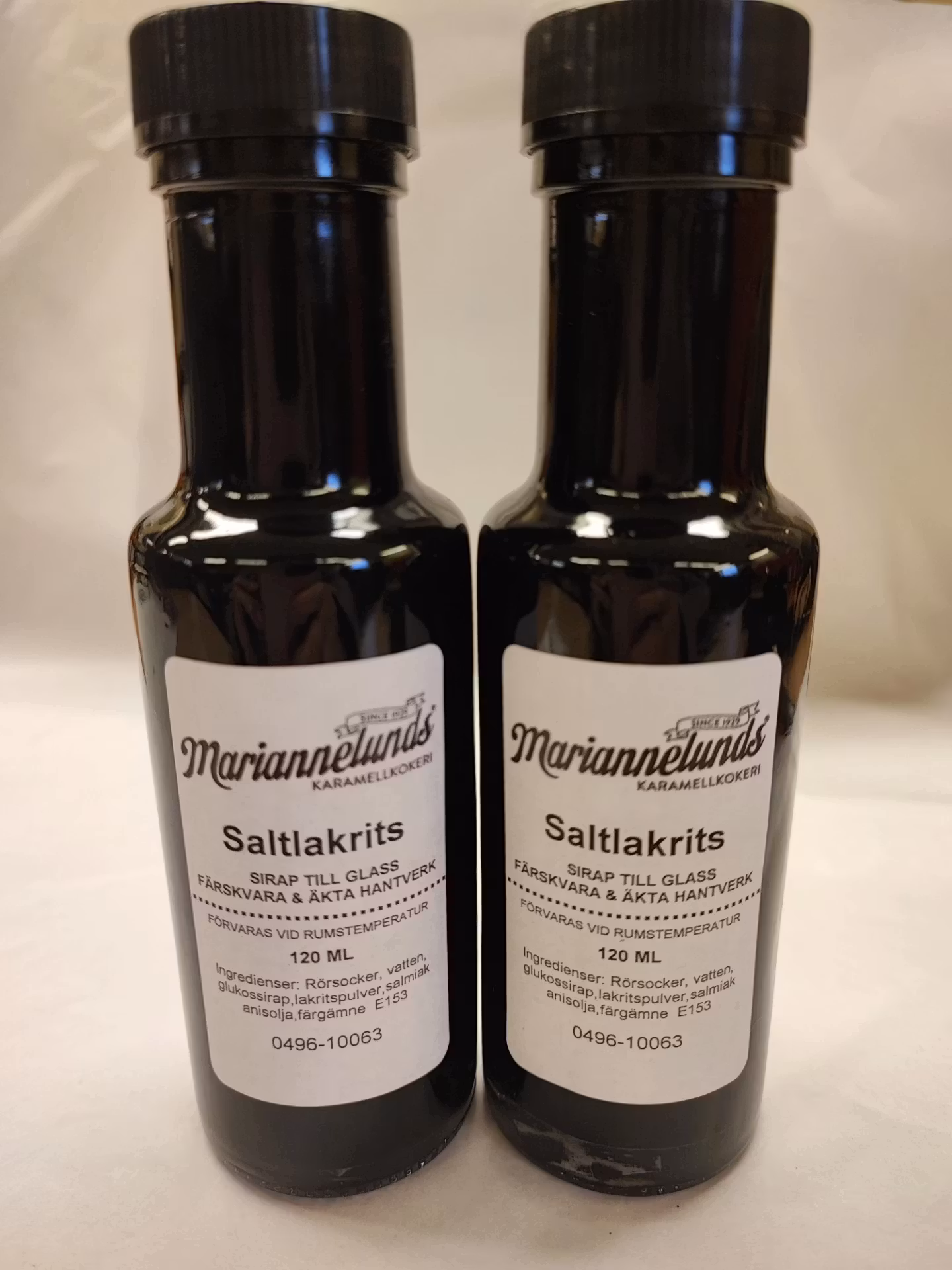 Mariannelunds Karamellkokeri Salziger Lakritzsirup – 120 ml