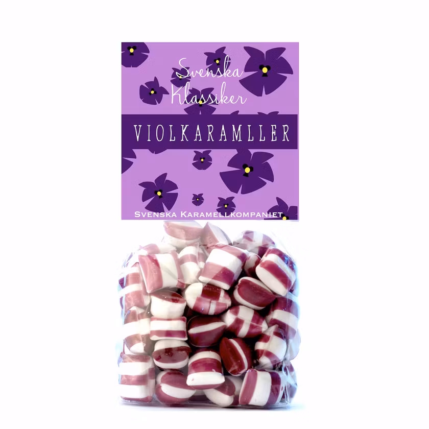 Karamellkompaniet Violet Caramels - 170 grams