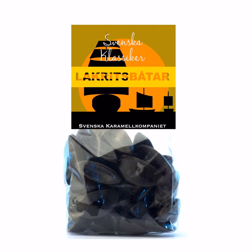 Karamellkompaniet Licorice Boats - 170 grams