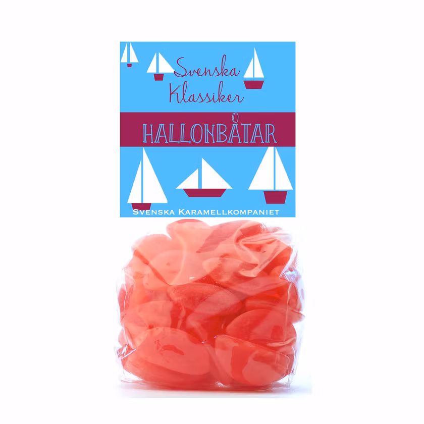 Bateaux à la framboise Karamellkompaniet - 170 grammes