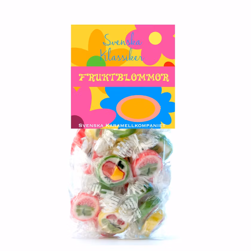 Fleurs de fruits Karamellkompaniet - 120 grammes
