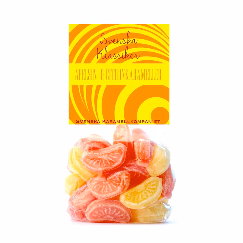 Karamellkompaniet Orange & Lemon Caramels - 170 grams