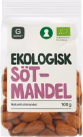 Garant Organic Sweet Almonds - 100 grams