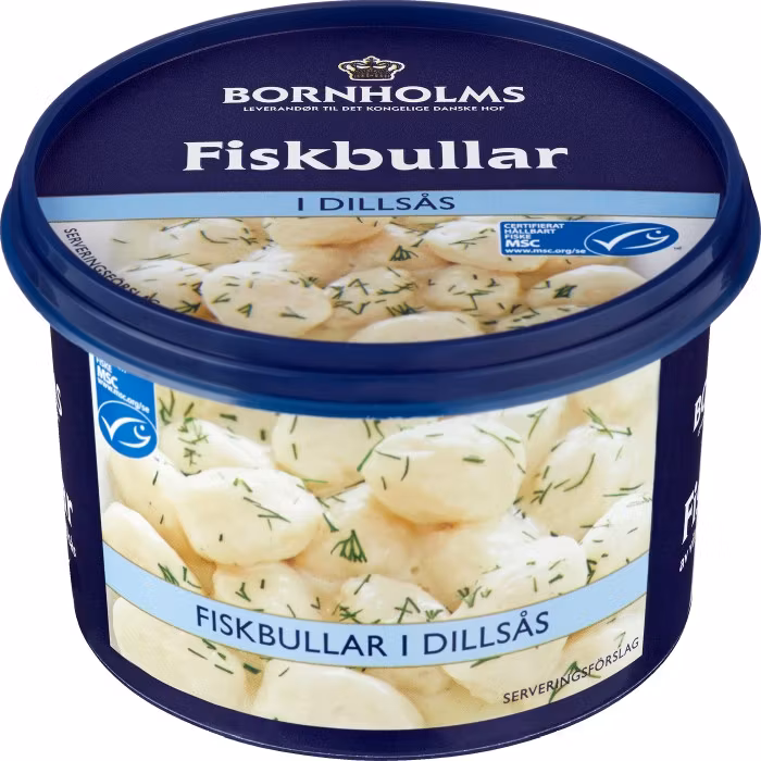 Bornholms Fish Balls in Dill Sauce - 375 grams