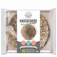 Clean Eating Crispbread, Chia - 160 grams