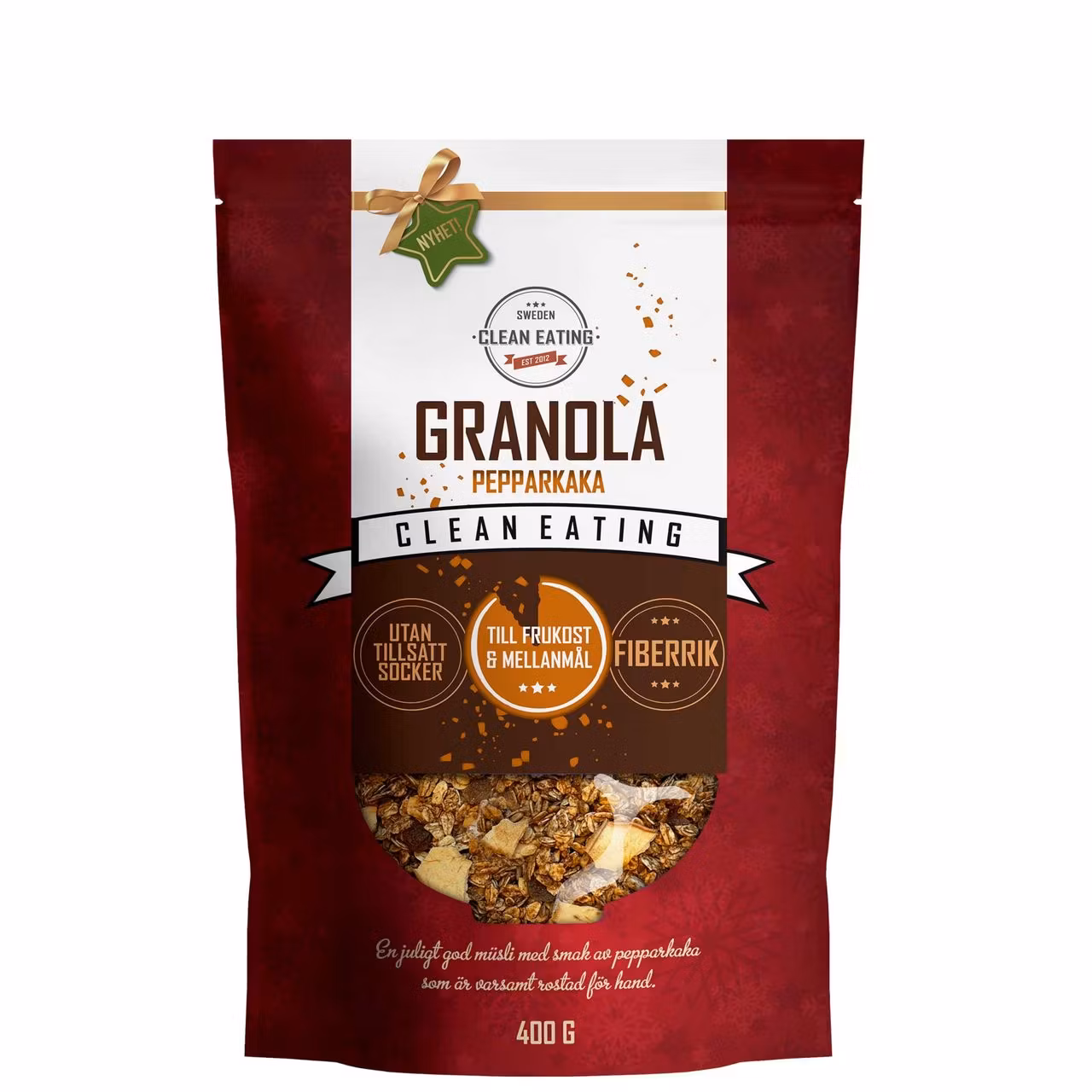 Granola Clean Eating, pain d'épices - 400 grammes