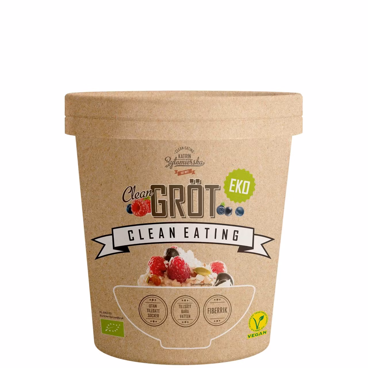 Clean Eating Clean Porridge Cup - 60 grams