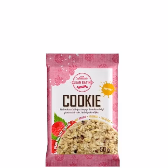 Clean Eating Cookie, Raspberry - 50 grams