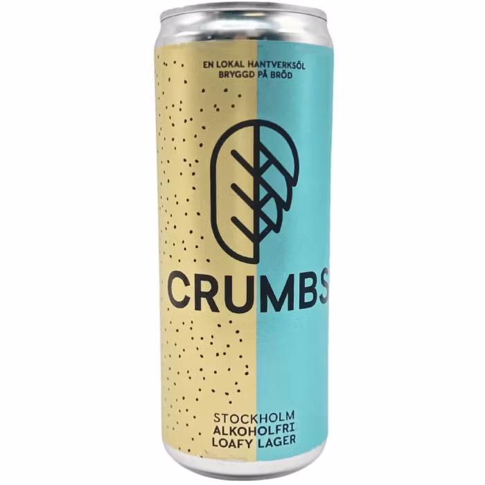Crumbs Loafy Lager Bière artisanale sans alcool - 33 cl