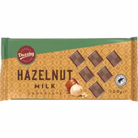 Dazzley Milk Chocolate, Hazelnut - 250 grams