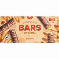 Dazzley Bars, Caramel Chocolate, 5-pack - 250 grams
