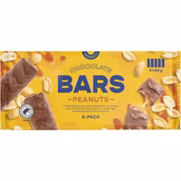 Dazzley Bars, Peanut Chocolate, 5-pack - 250 grams
