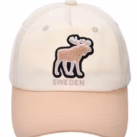 Robin Ruth Cap Teddy Moose - Sweden, Beige/Pink
