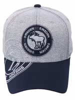 Robin Ruth Moose Stamp Cap - Sweden, Grey/Navy