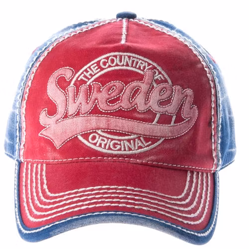 Robin Ruth Washed Denim Cap - Schweden, Pink