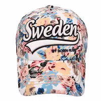 Robin Ruth Floral Cap - Sweden, Blue