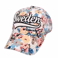 Robin Ruth Floral Cap - Sweden, Blue