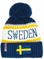 Robin Ruth Old School Beanie - Sweden, Blue/Yellow