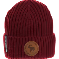 Robin Ruth Timeless Leather Stamp Winter Hat - Sweden, Red