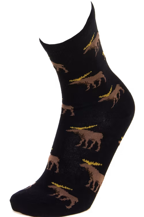 Robin Ruth Classic Socken, Größe 40-45 - Elch, Schwarz