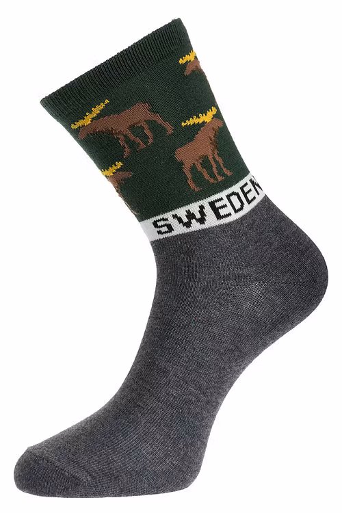 Robin Ruth Classic Socken, Größe 36-42 - Elch, Grau