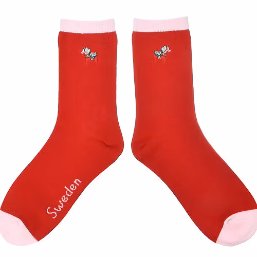 Robin Ruth Sticksocken, Größe 36-42 - Dalapferd, Rot