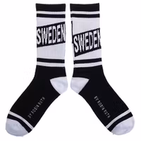 Robin Ruth Retro Socks, Size 40-45 - Sweden, Black/White