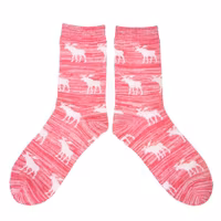 Robin Ruth Classic Socks, Size 36-42 - Moose, Pink
