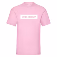 Robin Ruth T-shirt Unisex, "Stockholm", Pink