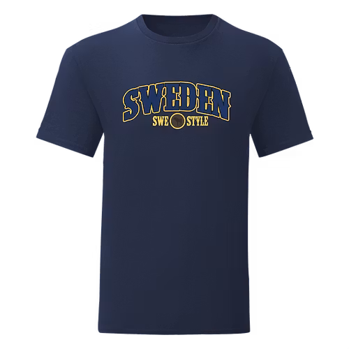 Robin Ruth T-Shirt Unisex, "Sweden Swe Style", Blau